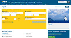 Desktop Screenshot of aferry.cz
