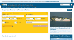 Desktop Screenshot of aferry.fr